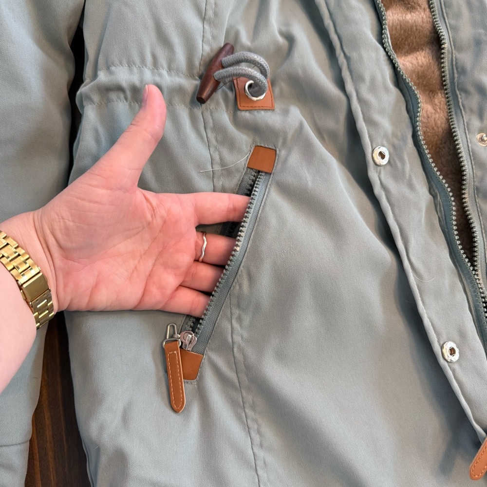 Source Unknown Blue Puffer Jacket - image 3